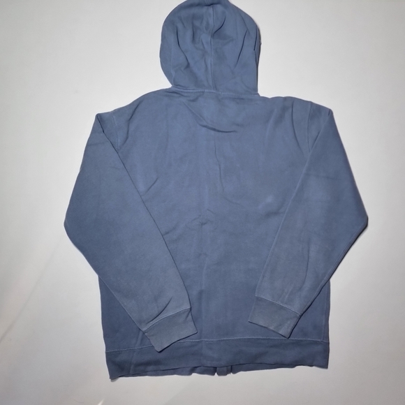 Vintage Polo Ralph Lauren Hoodie Blue Printed Big Pony XL 16-18 - Picture 5 of 8